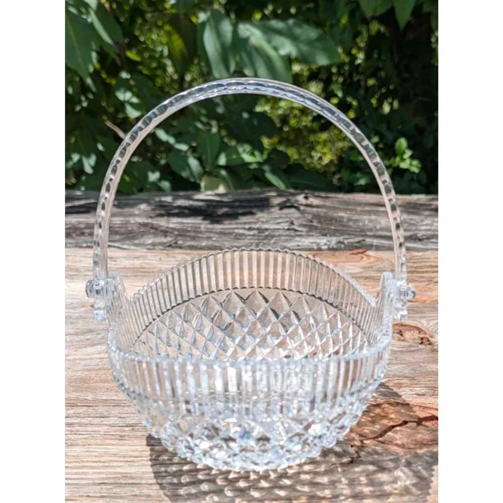 Mikasa Lead Crystal Basket 9